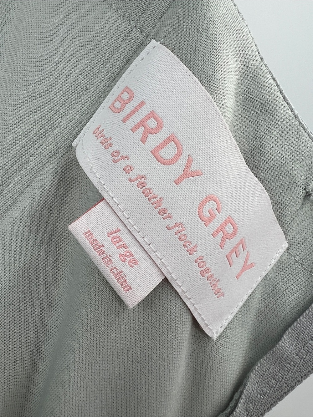 Birdy Grey NWT Grace Covertible Dress in Chiffon Dove Gray size Large - Picture 7 of 15